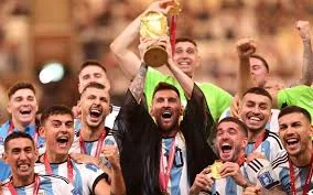 Lionel Messi con la selección argentina entrenando para la Copa del Mundo 2026