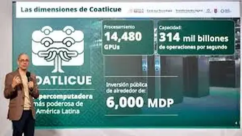 Renders del supercomputador Coatlicue en las instalaciones del IPN, Ciudad de México